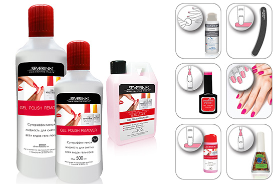 Суперэффективная жидкость для снятия всех видов гель-лаков