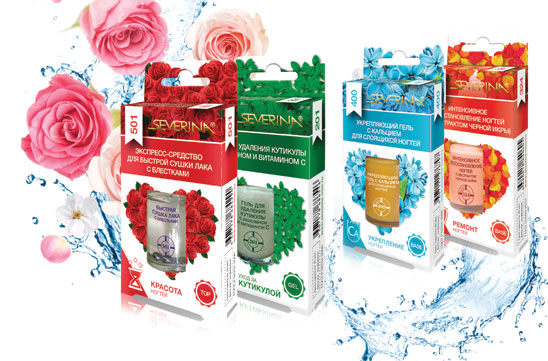 Уход за ногтями индивидуальной упаковке Северина