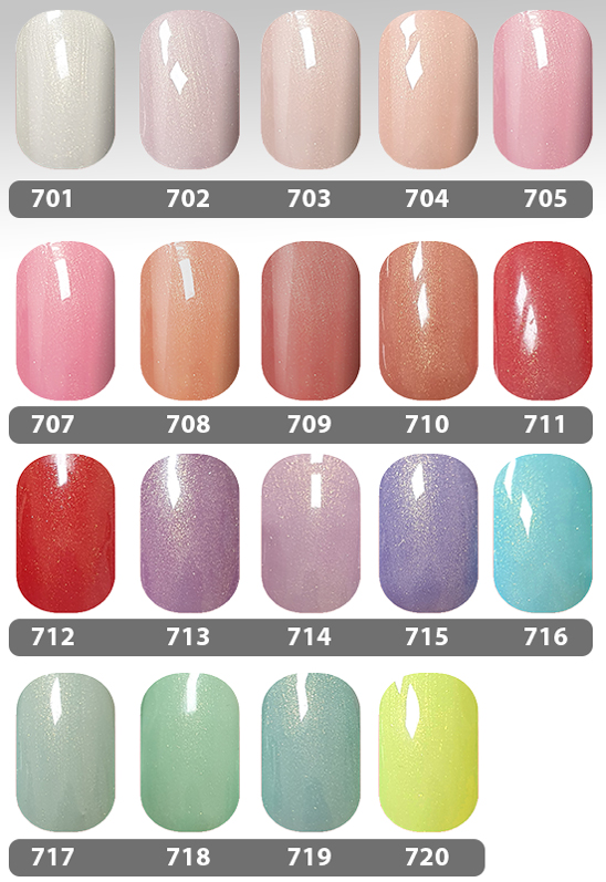 Новая палитра гель-лаков ПРОФИ