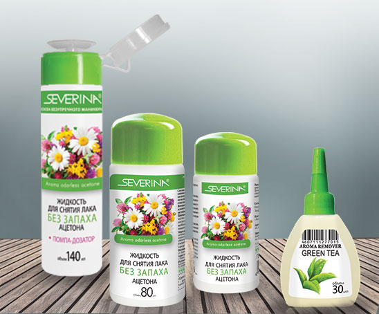 Жидкости для снятия лака Северина