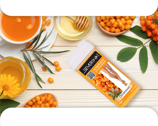 Тёплый воск для депиляции в картридже: Облепиха