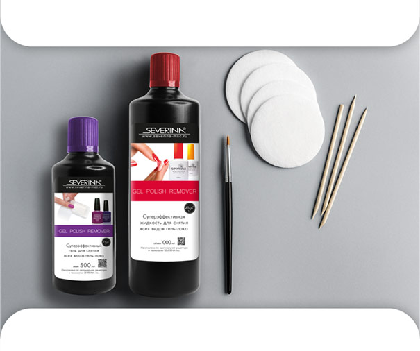 Снятие всех видов гель-лака