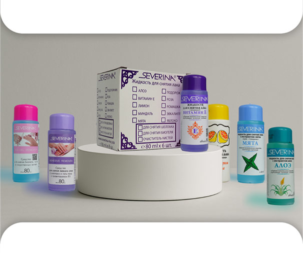 Жидкости для снятия лака с экстрактами