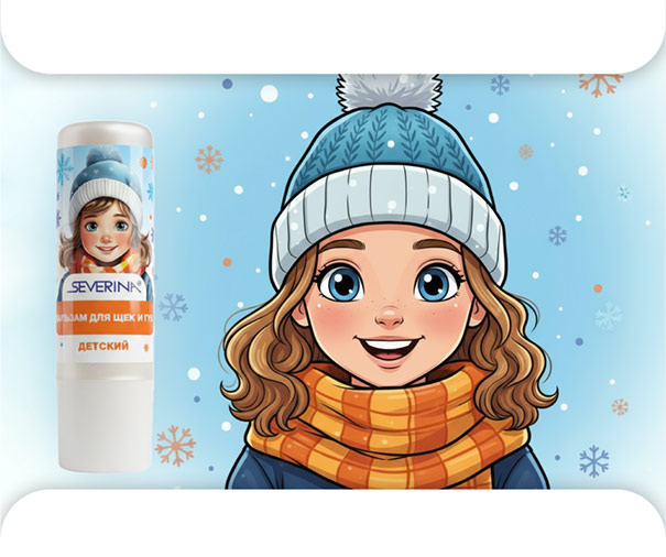 Девочка Бальзам для щек и губ 0+, 4.6г 